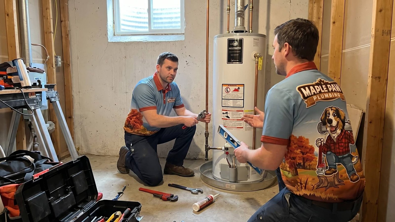 Water Heaters service from Maple Paw Plumbing
